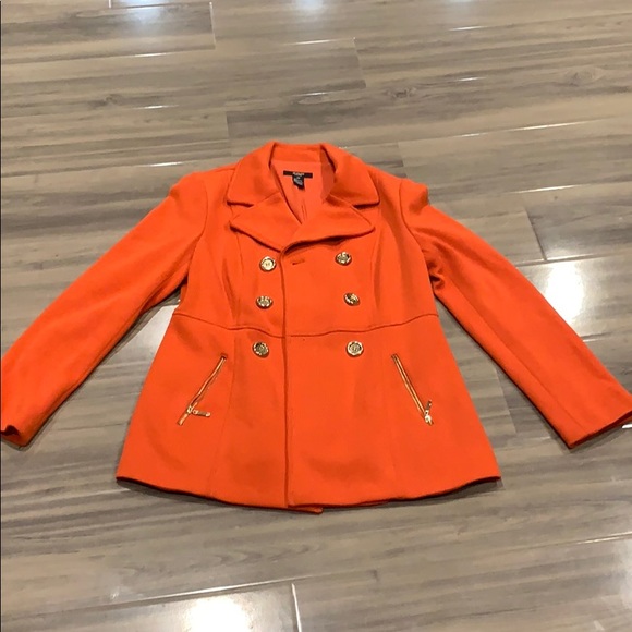 Alfani Jackets & Blazers - Alfani Orange Coat